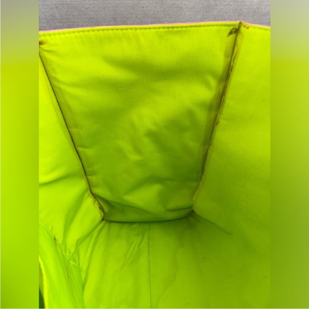 Victoria’s Secret Tote Bag Beach Bag Neon Coral Pink Lime Green Shopper … - Picture 12 of 13